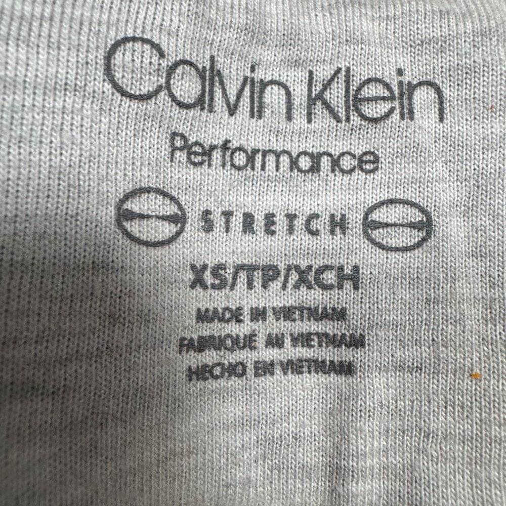 Calvin Klein performance stretch cropped leggings size XS Black moisture wicking - Picture 5 of 13